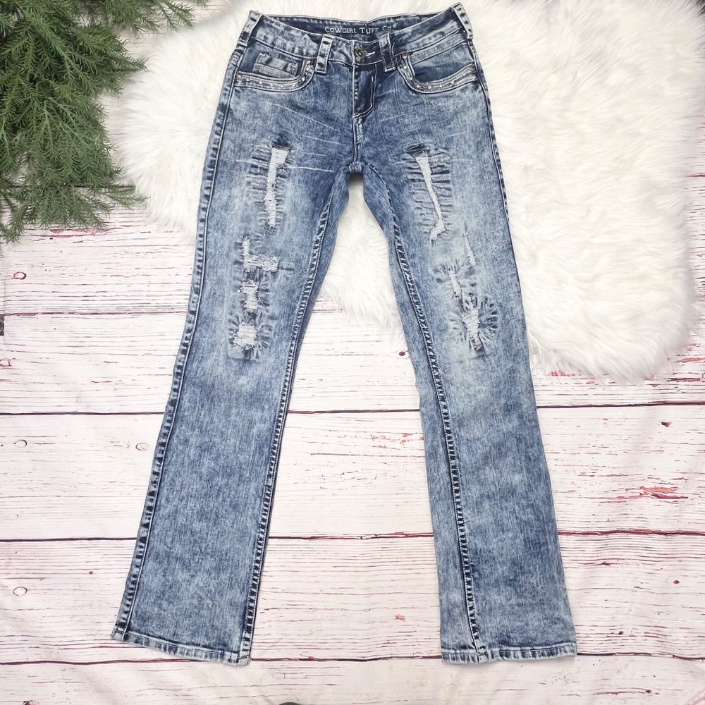 👖|•COWGIRL TUFF•| 'Avalanche II' Western Boot Cut Jean Size 26x32👖